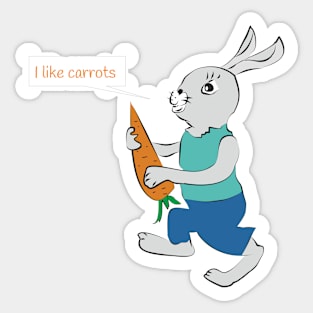 Carrot lover Sticker